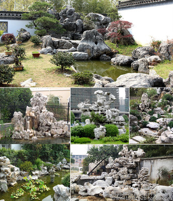 【原石自然石浙江太湖石假山石窟窿石景观石】价格_厂家_图片