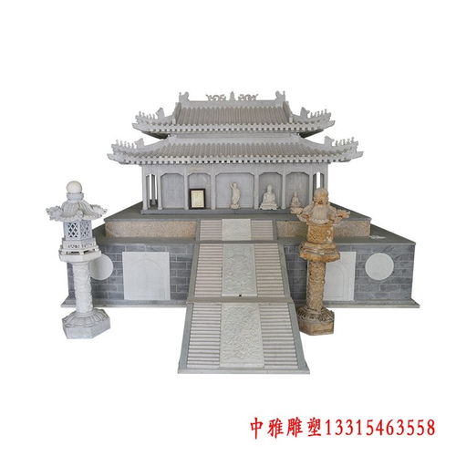 公园花岗岩五门石牌坊 宁夏牌坊石头雕塑订制