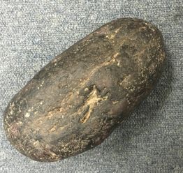 精品陨石,气印明显,熔壳自然